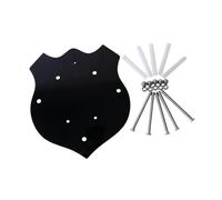 YCHUCH Présentoir d'armes martiales modernes à fixation murale en acrylique avec matériel d'installation rapide et crochet mural