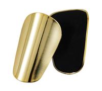 YCHUCH Protège-tibias à clipser - En plastique - Texture en plastique - Pour sports de haute intensité - Respirant et confortable - Utilisation à tout âge - Insert galvanisé