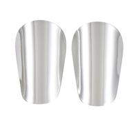 YCHUCH Protège-tibias à clipser - En plastique - Texture en plastique - Pour sports de haute intensité - Respirant et confortable - Utilisation à tout âge - Insert galvanisé