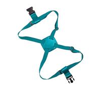 YCHUCH Sangle de connexion légère en polyester résistant aux déchirures avec fermoirs sécurisés pour la stabilité du sac Ceinture de fixation de bagages multifonction, bleu lac, One Size