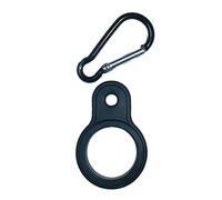 YCHUCH Support de transport portable en silicone pour bouteille d'eau avec boucle de suspension sécurisée avec mousqueton pour ceinture de sécurité en plein air avec mousqueton pour randonnée, camping