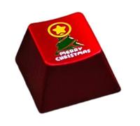 YCHUCH Touche originale en alliage d'aluminium pour améliorer l'expérience de saisie, décorée avec un thème de Noël coloré