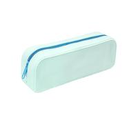 YCHUCH Trousse à crayons en silicone résistant à l'eau - Grande capacité - Sac de rangement portable pour stylos - Pour bureau, école, élégant - Organiseur essentiel pour étudiant, vert clair, Beauté