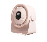 YCHUCH Ventilateur de plafond portable rechargeable par USB, 100 vitesses, rotation réglable, 3600 mAh