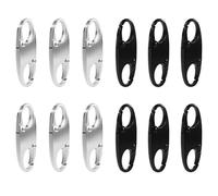 YCHYAN 12 Pièces Clips Fermeture Éclair Antivol, Double Attache Zipper Clip Theft Deterrent, Clip de Fermeture a Glissière Antivol pour Sac a Dos, Convient Aux Sacs a Dos, Aux Bagages
