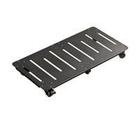 YCKEGEW Support en Acier avec roulettes, Chariot Mobile pour Palettes Soucoupe Roulante pour Pot De Fleurs, Grand Chariot Roulant D'intérieur Et D'extérieur(Nero,60x30cm)