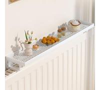 Yclty Etagere Radiateur, étagère Radiateur Tablette Radiateur sans Percer, étagères Flottantes Modernes sans Perçage pour la Maison, la Chambre ou Le Bureau(White,50cm/20in)