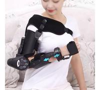 YCNLYSSR Appareil de rééducation du coude, exerciseur de Bras articulé avec télécommande et chronométrage Intelligent pour Les Patients hémiplégiques Victimes d'un AVC