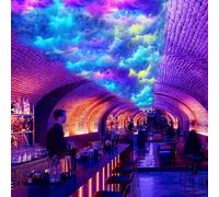 YCNLYSSR Guirlande Lumineuse LED Nuage pour Plafond - Lampe Nuage d'orage RGB avec Bande LED décorative pour Noël, salles de Jeux, Bars et fêtes (5 m)