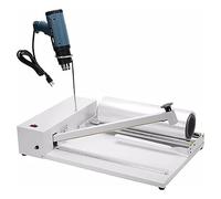 YCNLYSSR Machine de scellage d'emballage, Machine d'emballage sous Film rétractable 450 W avec Pistolet Thermique 1800 W et Film rétractable pour Sacs en Plastique PVC POF, 60 cm