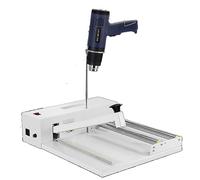 YCNLYSSR Machine d'emballage sous Film rétractable, 450 W, avec Pistolet Thermique et Film rétractable, Compatible avec Les Films PVC POF, 45 cm