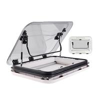 YCNLYSSR RV Roof Maintenance Kits, RV Skylight Roof Vent Hatch, W/Anti-Flying Insect Net & Sunshade, for RV Camper Food Truck Motorhome Roof Sunroof Fit,70 * 50cm