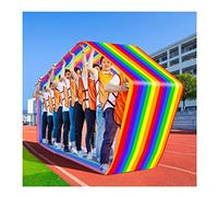 YCNLYSSR Tapis de Course pour Enfants et Adultes, Jeu d'équipe en Plein air, 4 à 20 m, pour 2 à 18 Personnes (Taille : Enfants - 6 m)