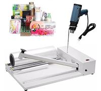 YCNLYSSR Thermoscelleuse 2 en 1 pour Film rétractable, avec Pistolet Thermique, thermoscelleuse, Machine d'emballage rétractable, scellage et découpe simultanés pour Film PVC POF, 60 cm