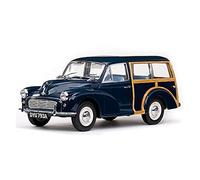 YCNXEB 1 12 pour Morris Version Voyage Voiture De Sport en Alliage Modèle Voiture Adulte Souvenir Objets Collection Décoration Répliques Miniatures(Bleu)
