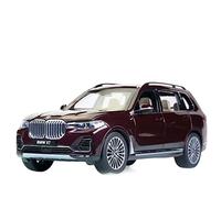 YCNXEB 1 18 pour La Décoration De Collection De Modèles De Voitures en Alliage Métallique Violet À Cinq Portes BMW X7 Répliques Miniatures
