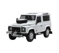 YCNXEB 1 18 pour Land Rover Defender 90 Modèle Voiture Tout-Terrain Simulation Alliage Version À Double Porte À Axe Court Blanc Répliques Miniatures(White)