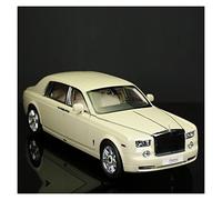 YCNXEB 1 18 pour Rolls-Royce Phantom Version Plus Longue De La Collection D'ornements De Modèle De Voiture Blanche De Luxe Répliques Miniatures