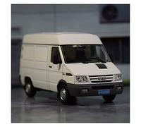 YCNXEB 1 43 pour Iveco 2009 White Cargo Truck Modèle Voiture De Simulation en Alliage comme Cadeau Fête des Pères pour Adultes Répliques Miniatures