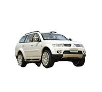 YCNXEB 1 43 pour Mitsubishi Pajero SUV Modèle De Voiture Moulé sous Pression en Alliage De Résine comme Décoration De Bureau Répliques Miniatures