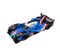 YCNXEB pour Alpine A480 Gibson 2021 1 18 Modèle De Voiture De Course en Alliage Le Mans No.36 Métal Jouets Véhicule Affichage Répliques Miniatures
