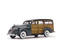 YCNXEB pour Chevrolet Woody Surf Wagon 1939 1 18 Alliage Modèle Voiture Moulé sous Pression Véhicules Jouets Décoration Collection Répliques Miniatures(Vert)