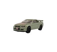YCNXEB pour Nissan Skyline GT-R 2000 1 64 Alliage Modèle De Voiture Décoration Affichage Garçons Jouet Cadeau Répliques Miniatures