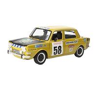 YCNXEB pour Simca 1000 Rallye 2 SRT N°58 Voiture Moulée sous Pression en Alliage De Métal Modèle De Voiture Jouet 1 18 Répliques Miniatures