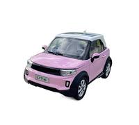 YCNXEB Voiture Miniature 1 18 pour Beiqi Lite Arcfox Alliage Poudre Cerise Moulage Pression Statique Modèle Voiture Collection Hommes Cadeau Répliques Miniatures