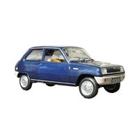 YCNXEB Voiture Miniature 1:18 pour Renault 5 Alpine Renault 1976 Modèle Miniature Classique Vintage Collection Fan Souvenir Décoration Statique Répliques Miniatures(Rouge)