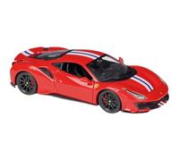 YCNXEB Voiture Miniature 1:24 pour Ferrari 488PIsta GTB 458 Simulation De Voiture De Sport Modèle De Voiture en Alliage Jouet Collection Ornements Répliques Miniatures