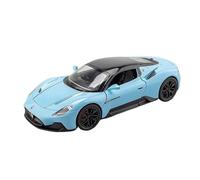 YCNXEB Voiture Miniature 1:24 pour Maserati MC20 Cabrio Son Et Lumière Modèle De Voiture en Alliage Figurine Statique Miniature Répliques Miniatures(Blue)