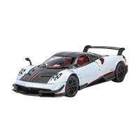 YCNXEB Voiture Miniature 1 24 pour Pagani Huayra BC Modèle Alliage Moulé sous Pression Métal Voiture Course Modèle Lumière Collection Jouet Cadeau Répliques Miniatures(White)