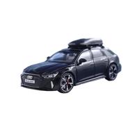 YCNXEB Voiture Miniature 1 32 pour Audi RS6 Simulation Moulé sous Pression Alliage Métal Modèle Voiture Son Lumière Tirer Arrière Passionnés Voiture Répliques Miniatures(Noir)