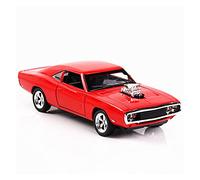 YCNXEB Voiture Miniature 1 32 pour Modèle Voiture en Alliage Dodge Challenger Modèle Véhicule Classique À Toit Rigide Voiture en Métal Répliques Miniatures(Rouge)