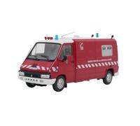 YCNXEB Voiture Miniature Kit De Modèle De Véhicule De Sauvetage en Alliage 1/43 pour Renault Master Camion De Pompiers Français Véhicule Jouet Moulé sous Répliques Miniatures