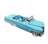 YCNXEB Voiture Miniature Modèle Réduit De Voiture De Collection Américaine en Alliage Cadillac Eldorado Cabriolet Live Top 1/43 Répliques Miniatures(Bleu)