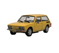 YCNXEB Voiture Miniature Modèle Réduit De Voiture en Alliage Jaune Volkswagen Brasilia 1976, Échelle 1:43, Collection De Voitures Miniatures Répliques Miniatures