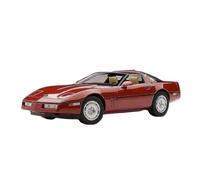 YCNXEB Voiture Miniature Modèle Voiture en Métal Chevrolet Corvette C4 1986 Édition Spéciale Échelle 1:18 Collection Finie Affichage Répliques Miniatures(Rouge)
