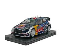 YCNXEB Voiture Miniature pour Ford Fiesta WRC 2017 1 24 Alliage Rallye Voiture De Course Modèle De Collection Garçons Jouets Cadeau Affichage Répliques Miniatures
