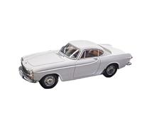 YCNXEB Voiture Miniature Véhicule De Collection en Alliage 1/43 pour Volvo P1800, Imitation d'une Vraie Berline, Deux Couleurs Disponibles Répliques Miniatures(White)