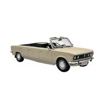 YCNXEB Voiture Miniature Voiture Cabriolet en Alliage FSO Polski Fiat 125P JAMNIK OTWARTY, Échelle 1/43, Jouet pour Enfants Répliques Miniatures