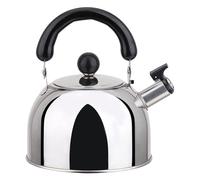 YCOLX Mini Bouilloire Sifflante de Camping 1L, Bouilloire d'eau Bouillante, Bouilloire Ergonomique à Poignée Chirurgicale
