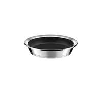 Cuisinox - Ycône - Poêle 24 cm avec revêtement céramique - Fond thermo diffuseur - Compatible tous feux dont induction - Acier Inox 18/1 - Finition miroir - Sans PFOA, PTFE, PFAS