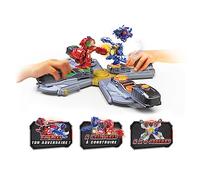 YCOO - Biopod Kombat Deluxe Arena - 2 Créatures électroniques avec effet Sonores et Lumineuses à Construire 2 Socles - 10 modèles à collectionner - Piles LR44 incluses - Jouet Enfant Dès 5 Ans