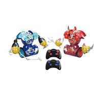 YCOO - Robot Kombat Samouraï Bi Pack -Avance et Frappe Ton adversaire Jusqu'au K.O - Pack de 2 Robots télécommandés - Effets sonores et Lumineux - Dès 5 Ans