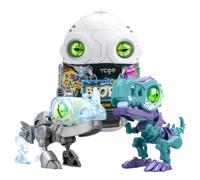 YCOO BIOPOD DUO CYPERPUNK - Robot - 2 dinosaures à construire phosphorescents - 8 modèles à collectionner - 9cm