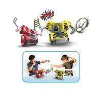 YCOO STREET KOMBAT - Pack de 2 robots interactifs - Effets Sonores et Lumineux - 14 cm