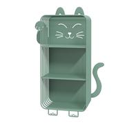 YCOVSFP Bibliothèque Créative À 2/3 Couches, Présentoir Au Sol Indépendant, Support De Rangement Simple for La Maison, Gain De Place, Adapté Au Salon De La Chambre des Enfants(Green,3 Layers)