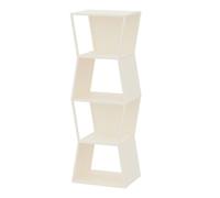 YCOVSFP Bibliothèque Créative, Présentoir Multicouche sur Pied, Support De Rangement for Bibliothèque Verticale Domestique, Facile À Installer, for Chambre D'étude Et Salon(White,40x30x120cm)